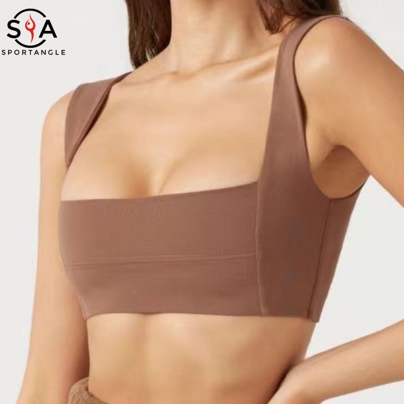 【Sportsangel】Sports Bra Outdoor Sports Fitness Beautiful Back Top Shockproof
