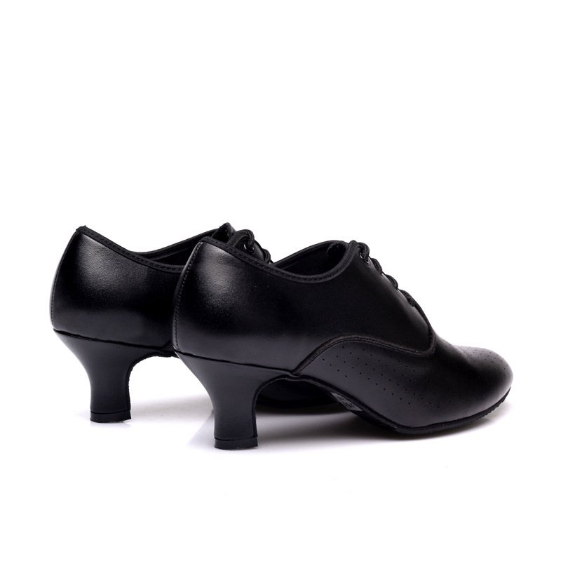 Women Genuine Leather Jazz Dance Shoes Latin Salsa Ballroom Shoes Soft