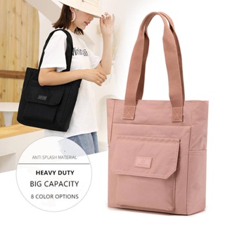 Large Capacity Nylon Tote Bag For Commute With Unique Design Casual  Simplicity-concise Yet Fashionable. Sling/shoulder Handbag Or Boston Bag  Use