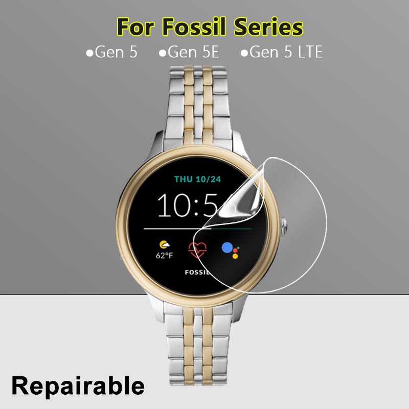 2 3 5 10 PCS Clear Screen Protector For Fossil Gen5 Gen 5E LTE 42mm 44mm Watch Carlyle Julianna Garrett HR Soft TPU Film Not Glass Shopee Singapore