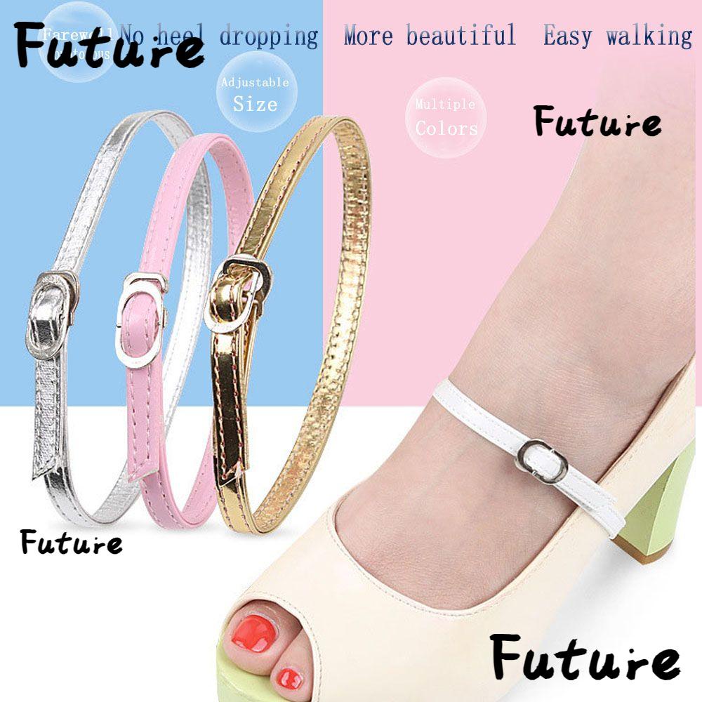 2-Pack PU Leather Ankle Bracelets With Bow Design