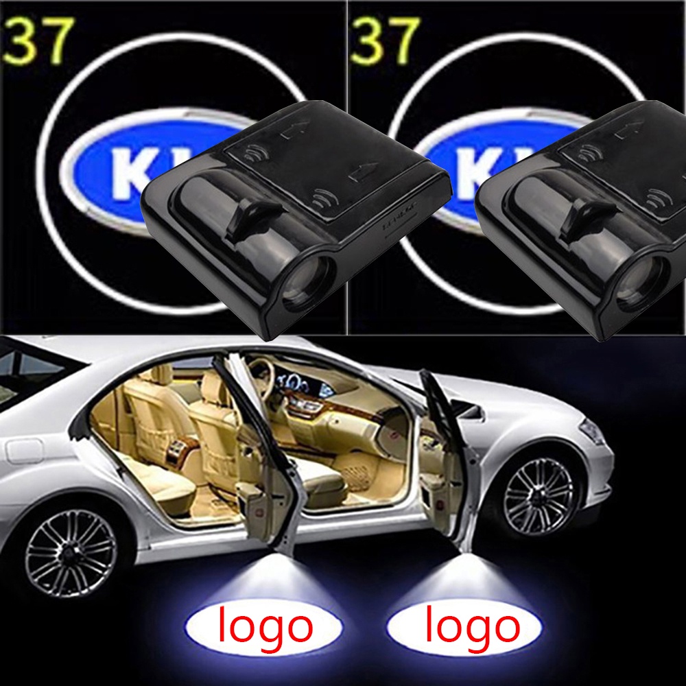 Car Door LED Logo Projector Light Upgraded Universal Sensor LED Door Light Logo Ghost Shadow