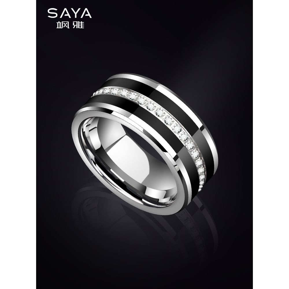 Mens on sale ceramic ring