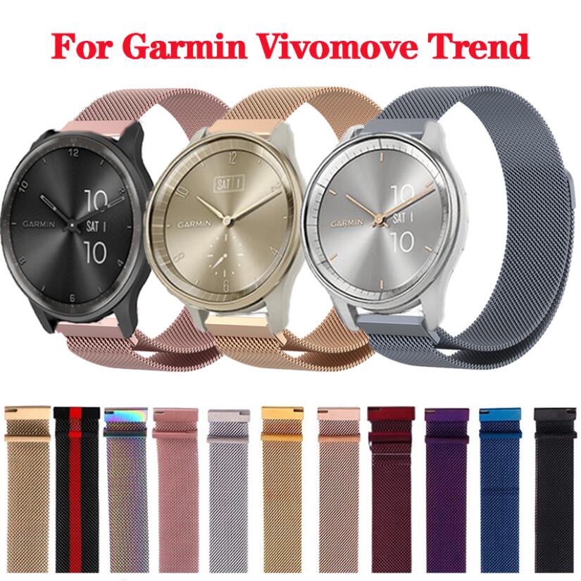 Garmin hot sale metal band