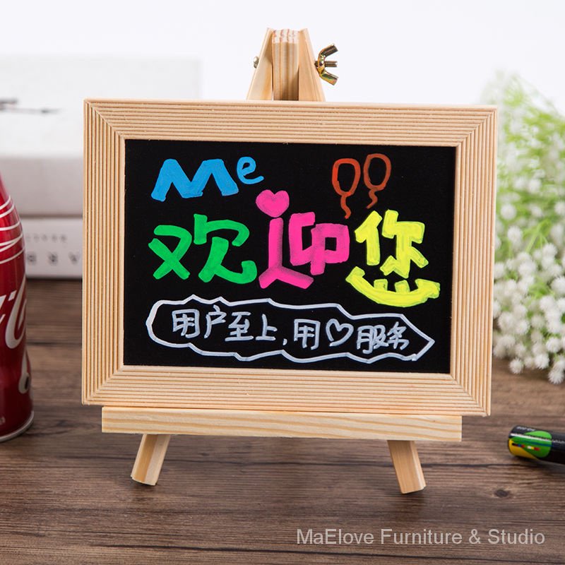 Desktop Small Blackboard Vertical Menu Board Restaurant a Price List ...