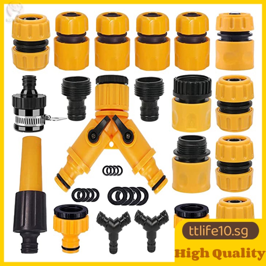 Garden Hose Connector Kit 20 PackNozzle,Hose Repair Connector, Hose Quick Connect,Y Hose