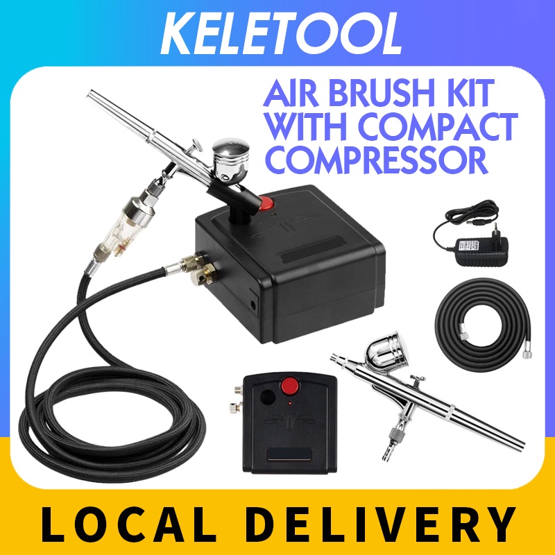 Paint Gun / Air Brush Mini Compressor Air Brush & Compressor Gun
