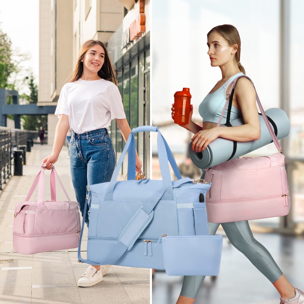 Weekend bag clearance womens with wheels