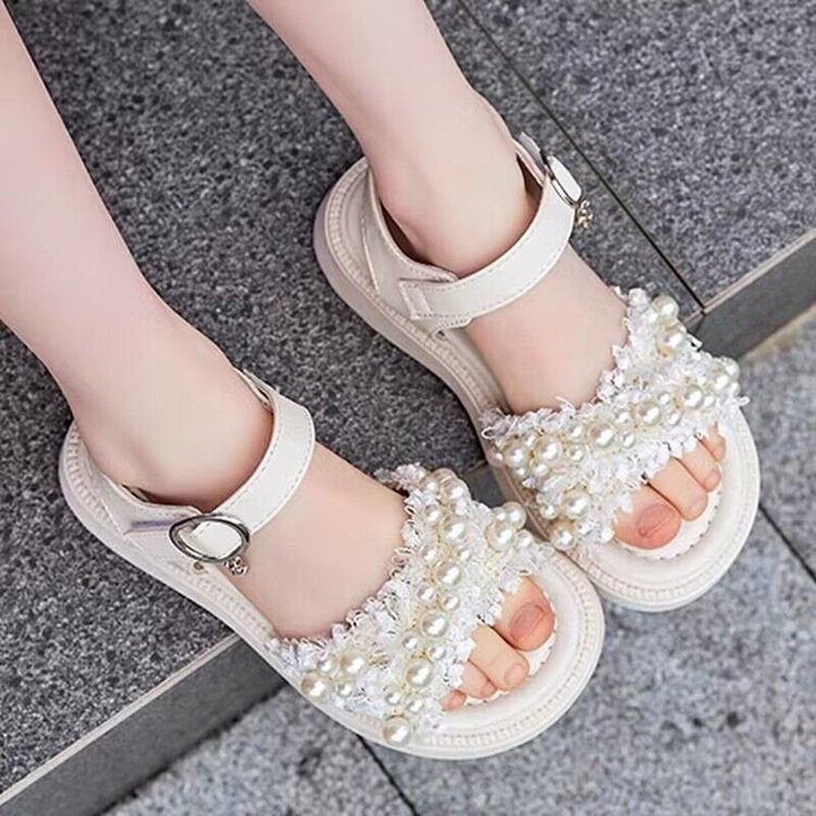 Girls ankle hot sale strap sandals