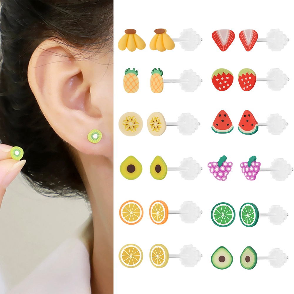 Fruit on sale shaped earrings