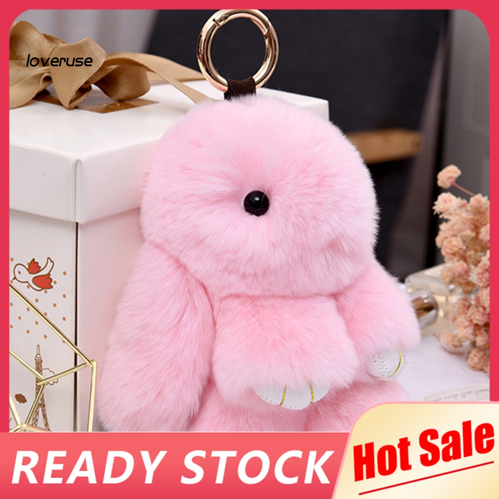 plush bunny keychain