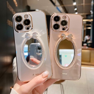 Luxury Time Pattern Square Phone Case for IPhone14 14Pro12 12PROPro Max  13ProMax XR MAX 11 Pro Max Coque Bling Ring Holder Cover