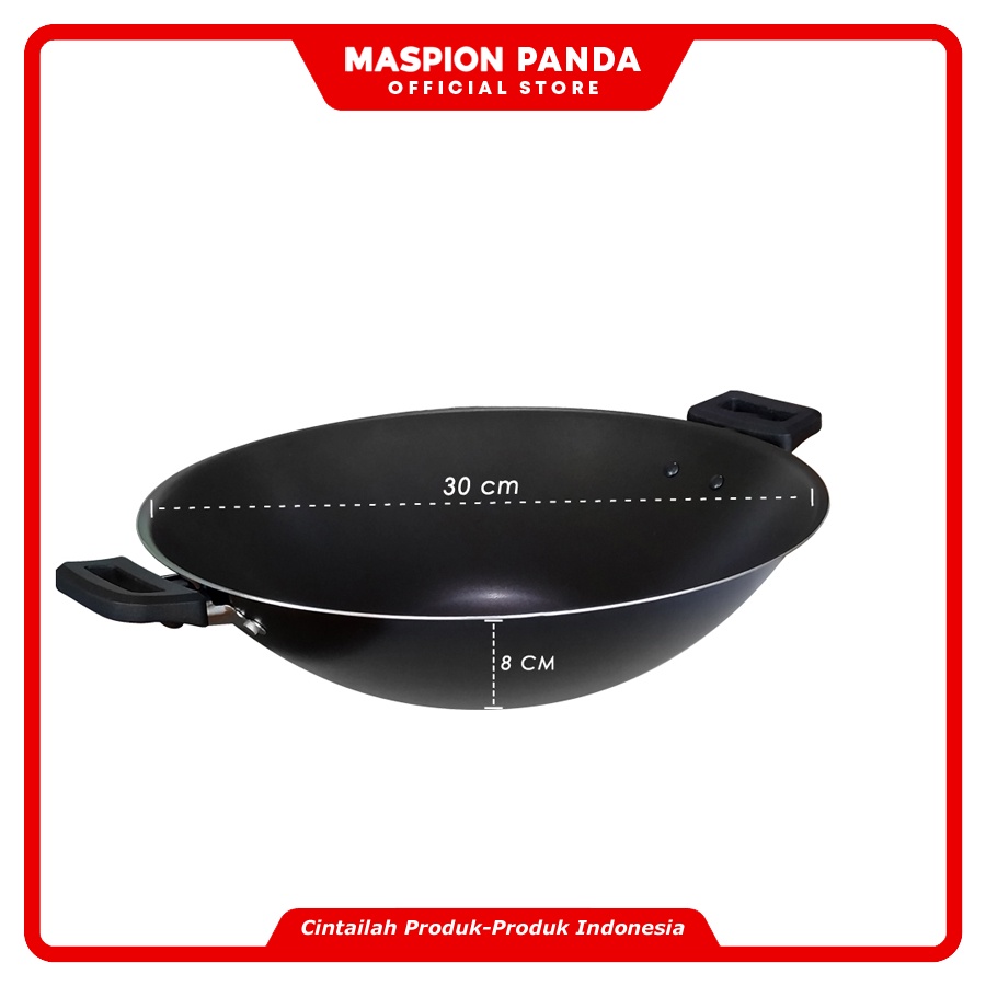 Maspion Wajan Anti Lengket New Prisma Wok 30 cm - Gambar 4