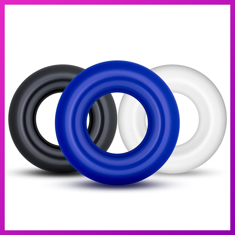 3PCS/Pack Silicone Delay Time Penis Ring Cock Rings Adult Products Male ...