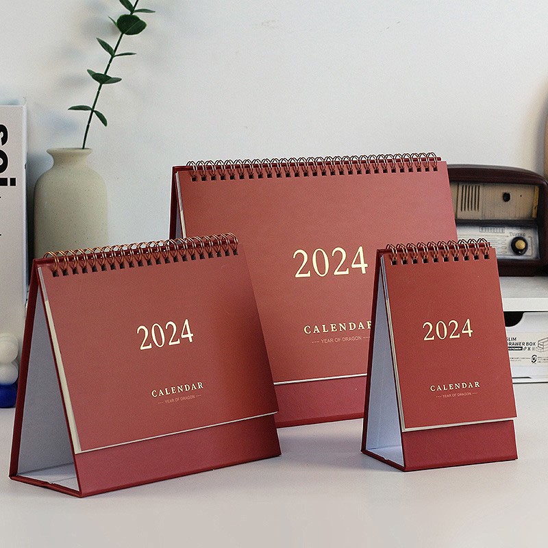 2024 Desktop Calendar Portable Schedule Table Planner Daily Weekly Date