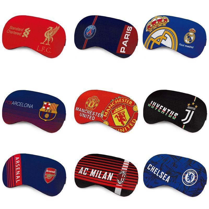 Real Madrid Paris Liverpool Arsenal Fans Souvenir Football Eye Mask Nap ...