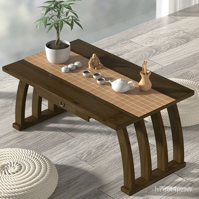 🎈NEW🎈 Bamboo Small Kang Table Low Table Bay Window Small Coffee Table