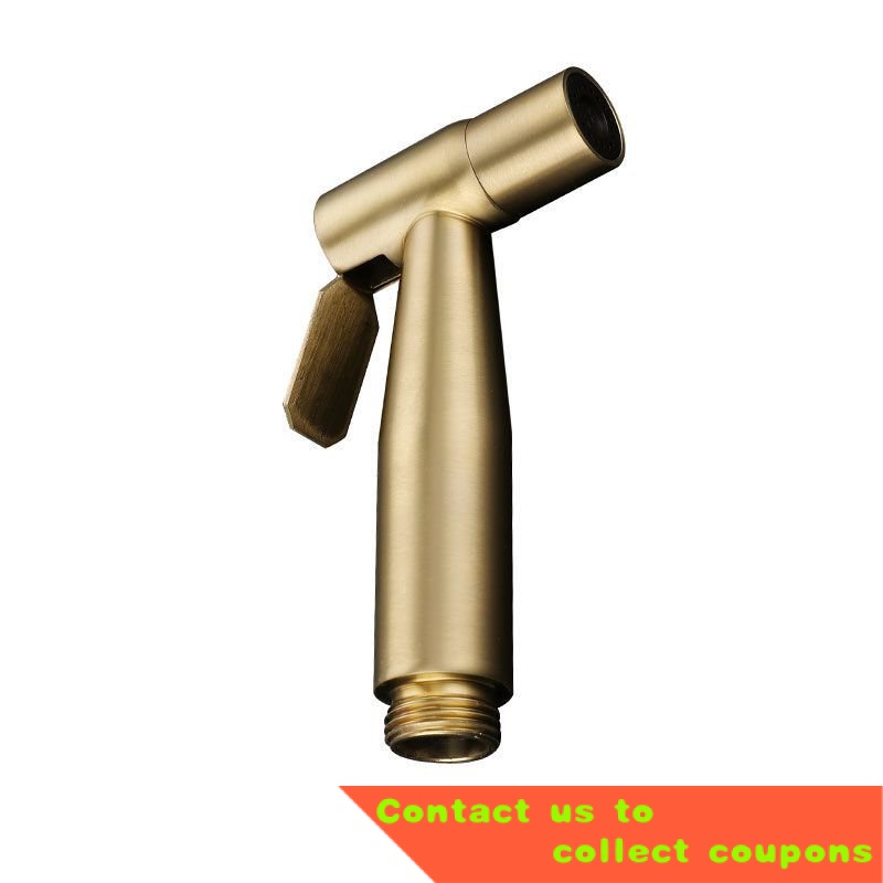 Golden Toilet Spray Gun ThreeWay Set Toilet Spray Gun Faucet Women's