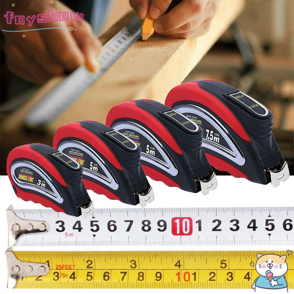 FAYSHOW2 Tape Measure Retractable Ranging Tool Self Lock 3/5/7.5m