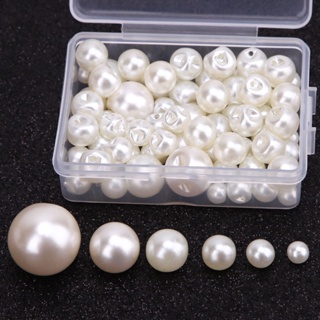 10Pcs Ivory Color Pearl Buttons Shank Plastic Back Clothing Accessories Fit  Sewing Scrapbooking Garment DIY Decoration