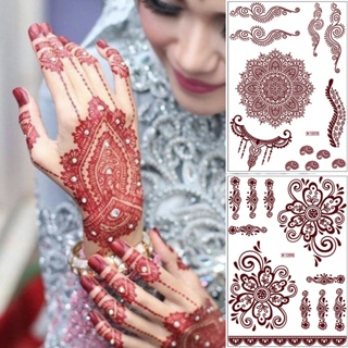 Red Henna Cones Bridal Henna Weeding Mehendi Fast Color Tattos Body Art  Natural Halal Red Henna Cone Tattoo Body Leg Arm Art Party Henna 