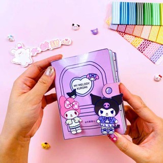 6 Styles Sanrio material package pinch paper doll decompression fun ...