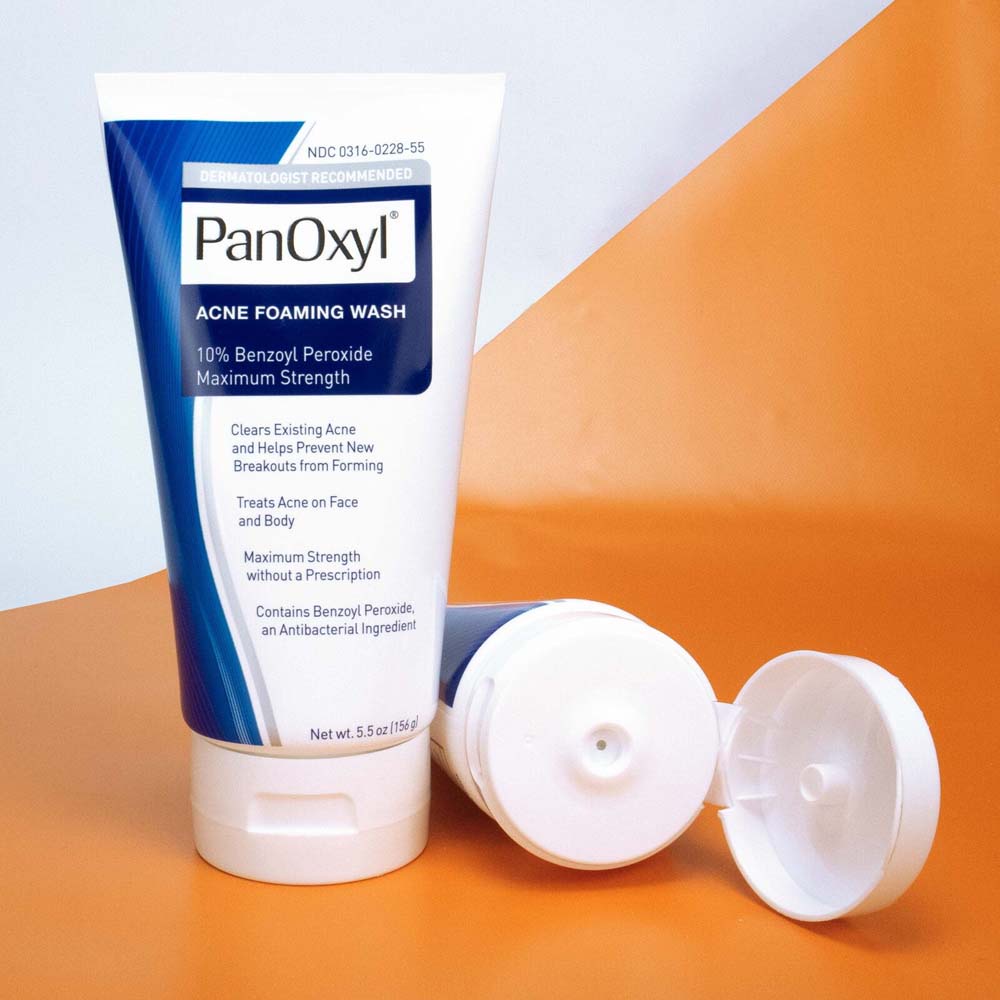 PanOxyl Acne Foaming Wash Benzoyl Peroxide 10% Maximum Strength 156g ...