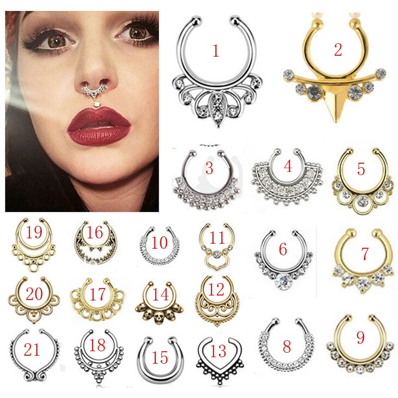 Fake septum piercing forever on sale 21