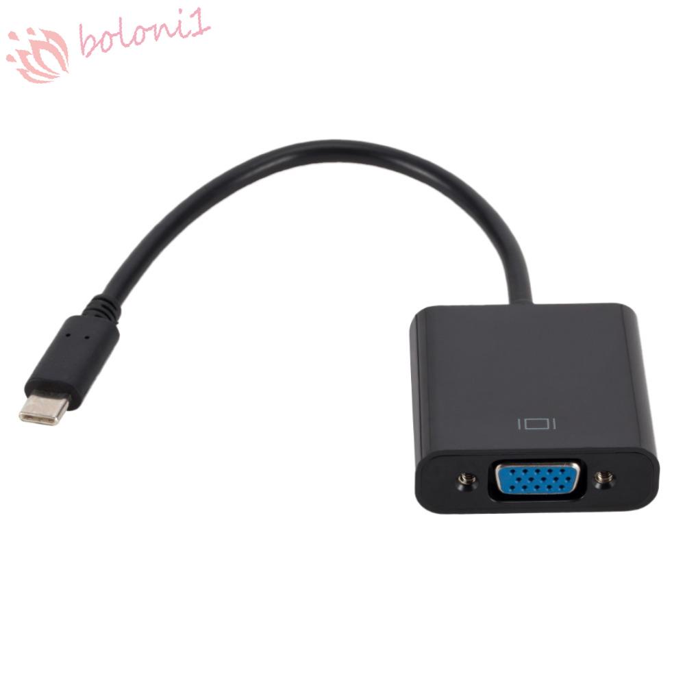 [READY STOCK] Type C To Female VGA Adapter, Connection Cable Projection