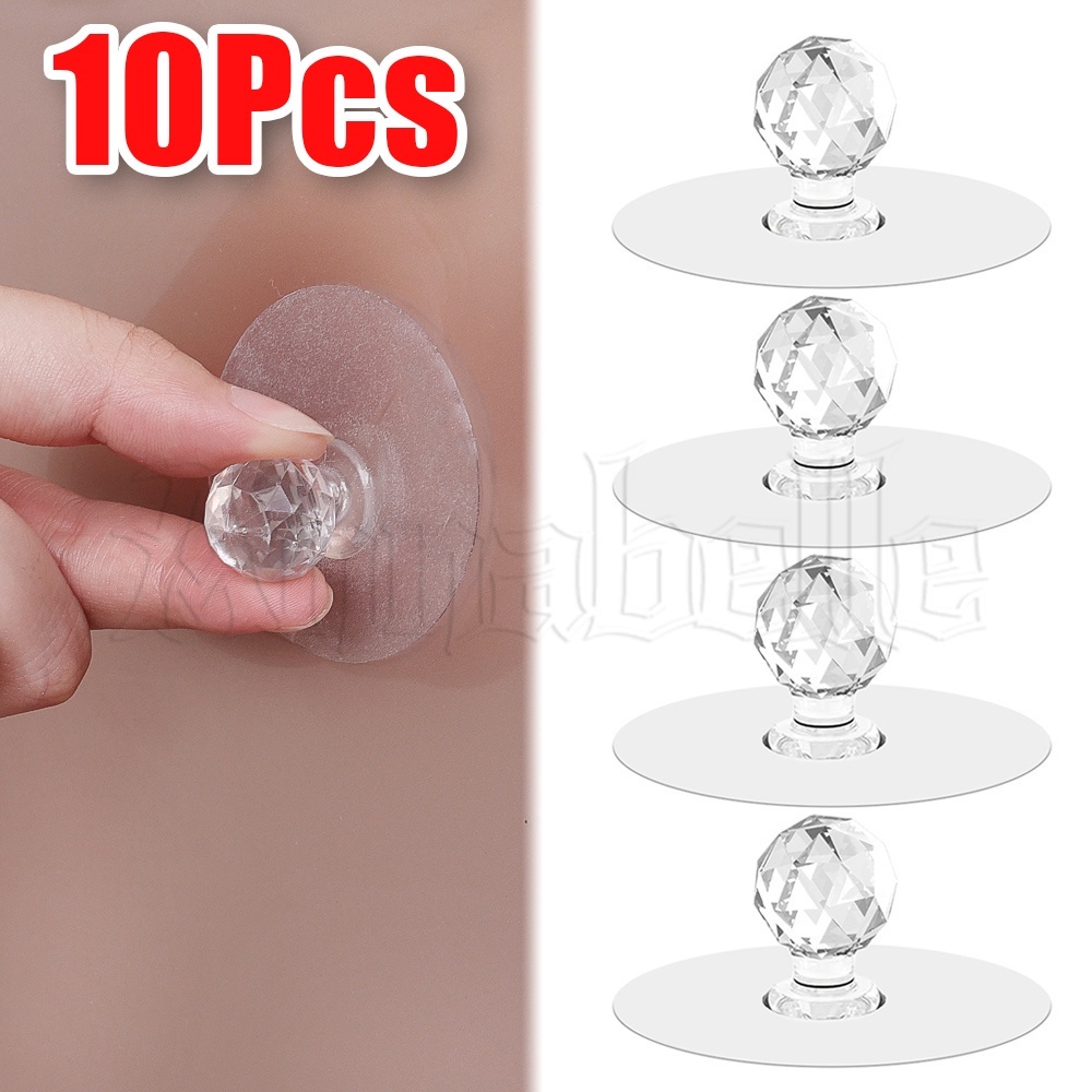 10Pcs Simple Rugged Storage Hook / Seamless Invisible Cabinet Drawer ...