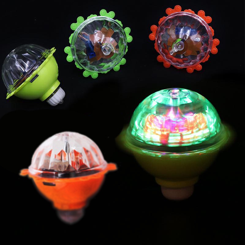Friction Spinning Top Flash Luminous Spinning Tops Toy Colorful Top ...