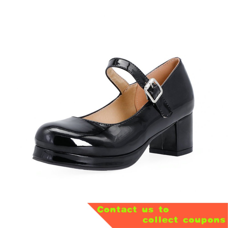 Mary jane platform shoes on sale black