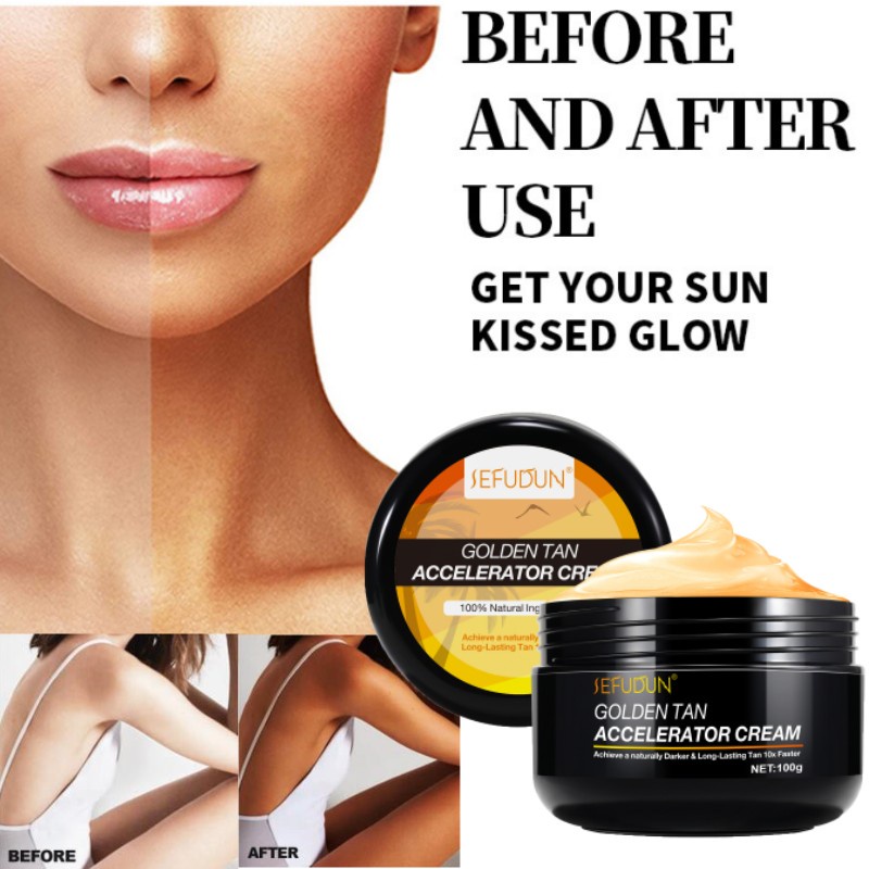 🔥[SPECIAL OFFER]🔥Beach Tanning Cream 100ml Outdoor Indoor Skin Tanning