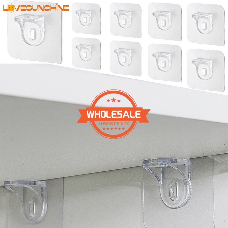 [Wholesale Price] Punch-free Wardrobe Layered Partition Support Shelf ...