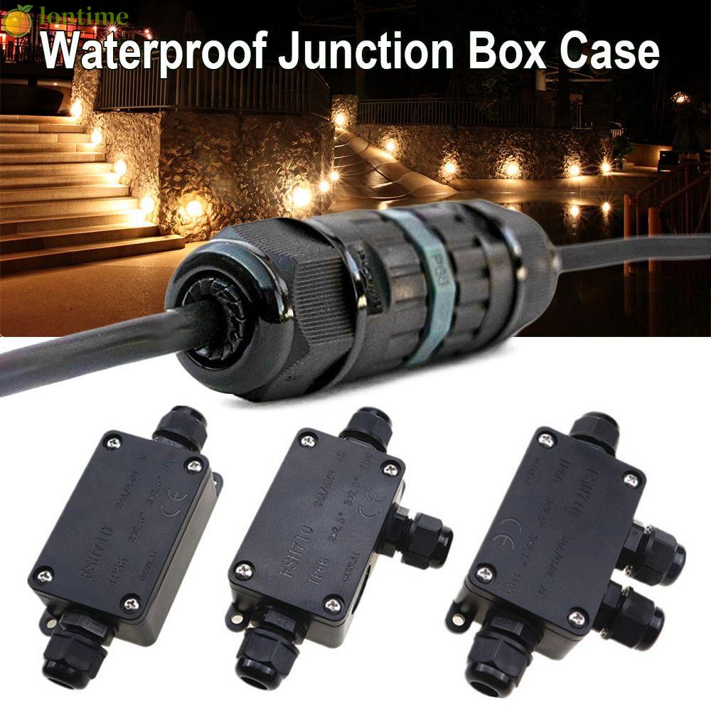 LONTIME Waterproof Junction Box Case Professional Durable High Quality Cable Connector