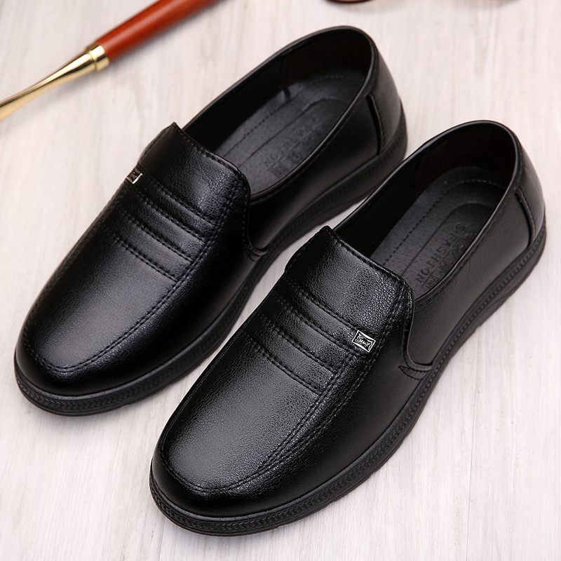 Summer and Autumn Men's Leather Shoes Business Casual Leather Shoes