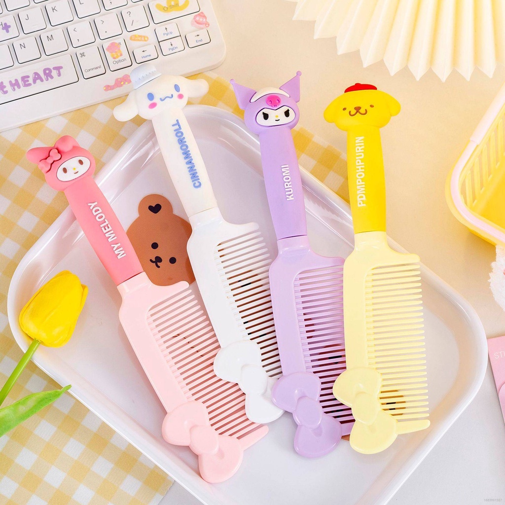 Sanrio cute cartoion comb Cinnamoroll Hello Kitty Kuromi PURIN Melody ...