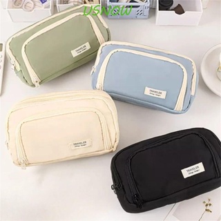 1pc Beige Sandwich Pencil Case, Large Capacity, High Value, Simple,  Waterproof, Dirty Resistant, Stationery Box For Japanese Middle School  Girls