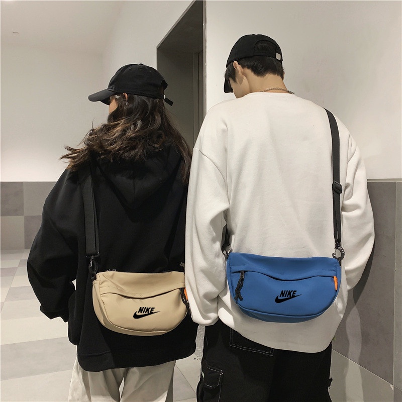 Nike Nylon Shoulder Bag Men's Fashion Sports Package Crossbody Bag