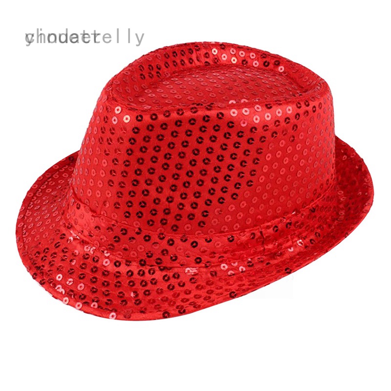 Yingdaer SEQUIN TRILBY HAT TOP HAT FANCY DRESS PARTY HEN STAG NIGHT ...