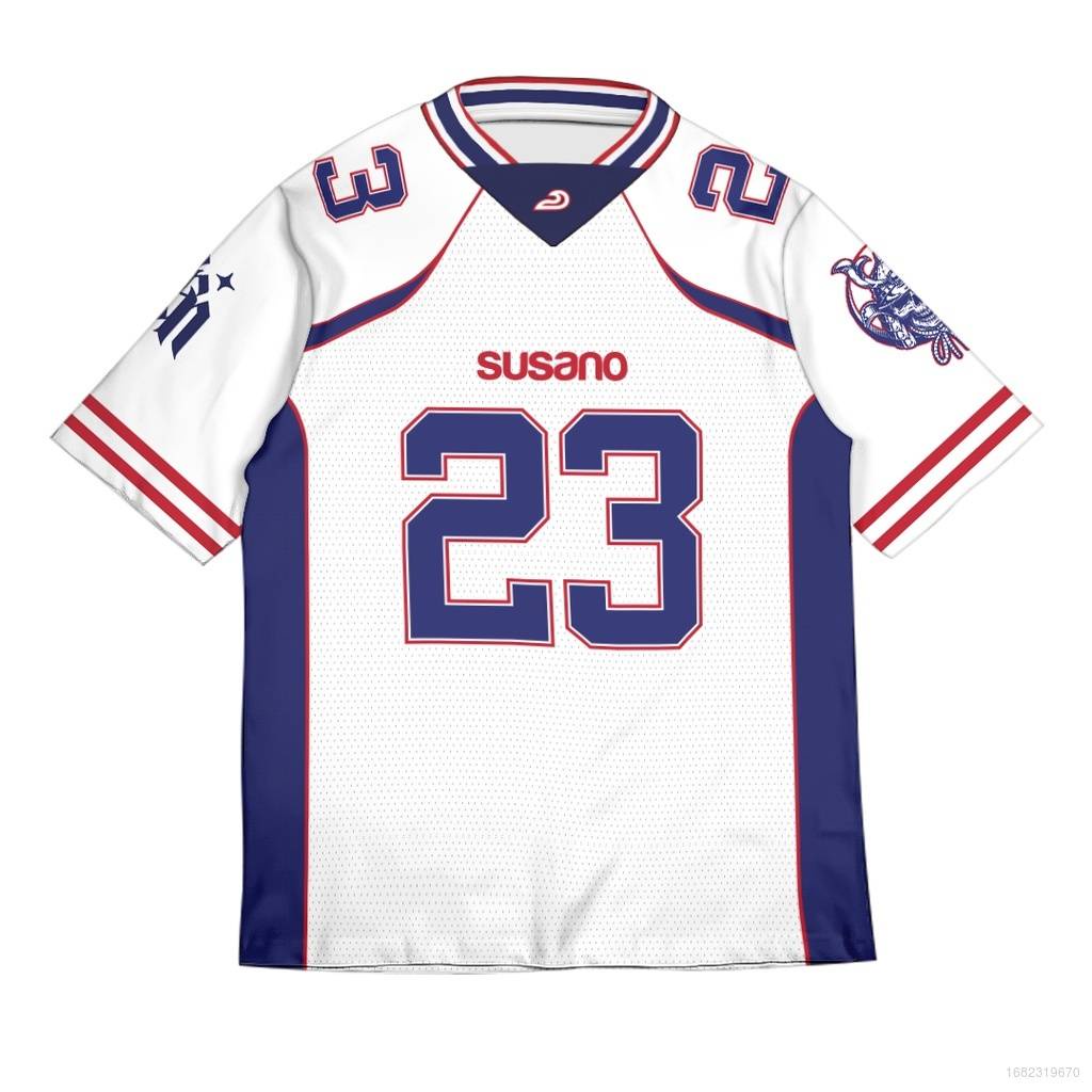 QY SUSANO Baseball Jersey Tshirts White Casual Short Sleeve