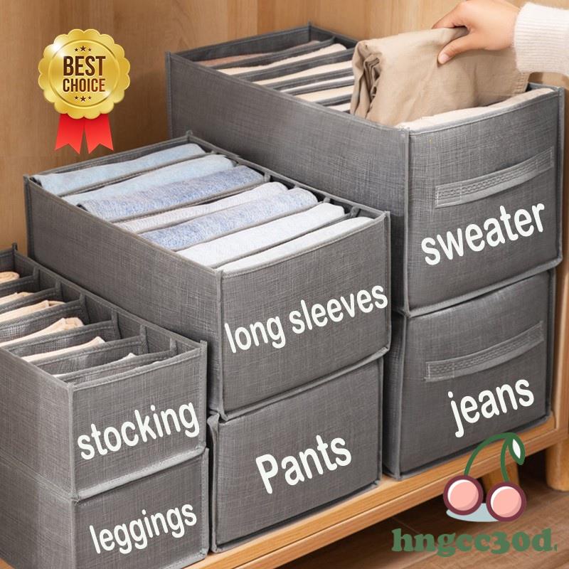 Clothes Storage Bag Wardrobe Organizer Drawer Type Compartment Storage ...