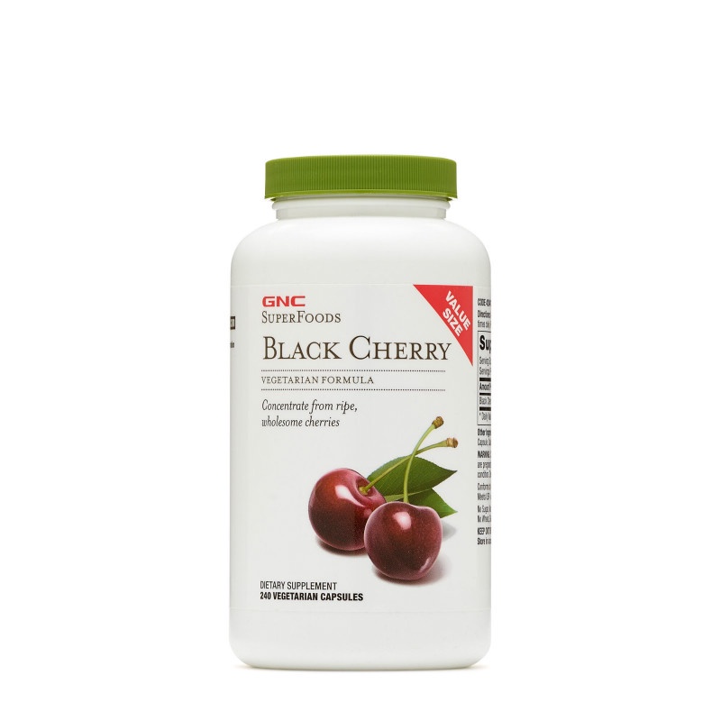 GNC SuperFoods Black Cherry 120 / 240 tablets Relieve Joint Pain