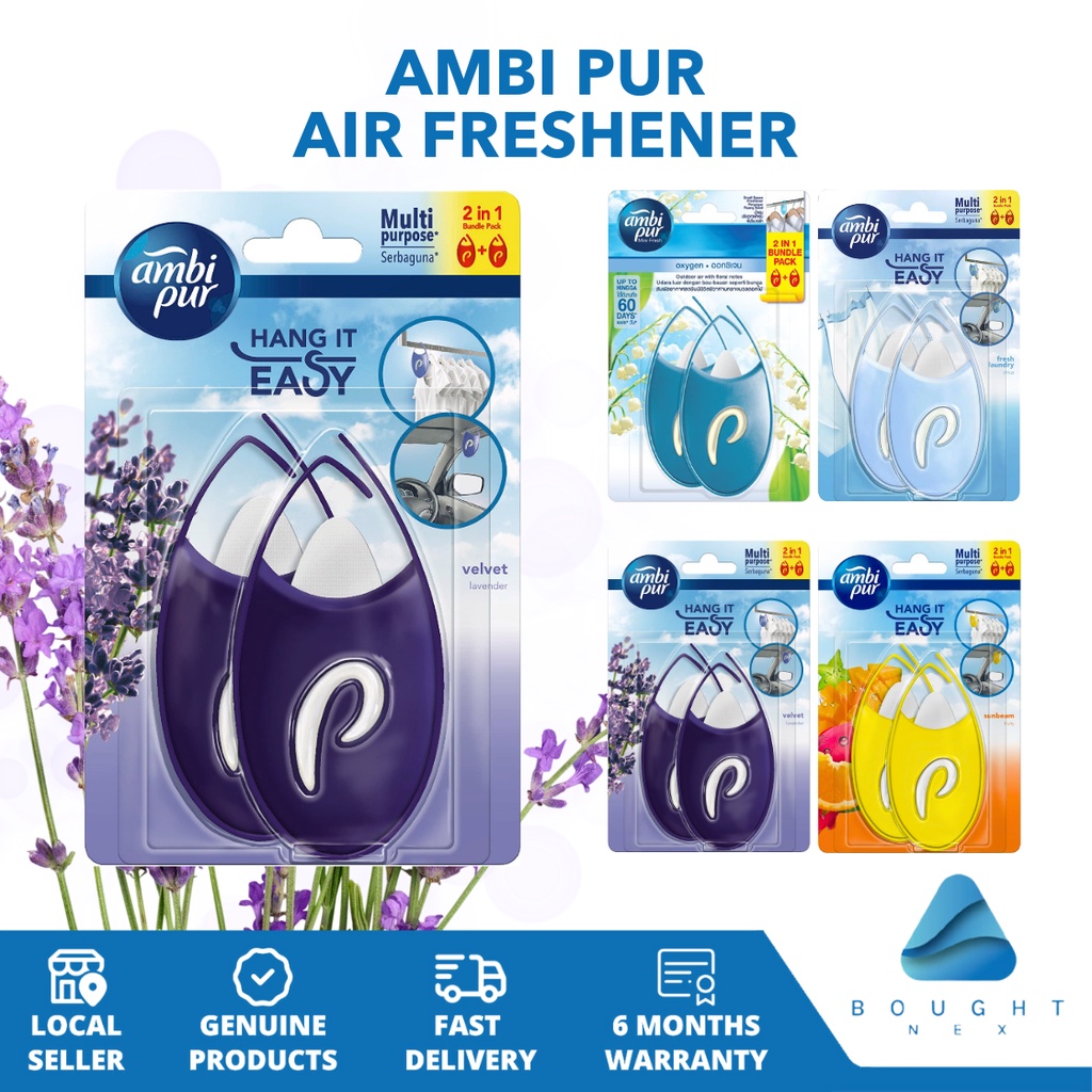 Ambi Pur Air Freshener Twin Pack 2x4.5ml, LongLasting Freshness
