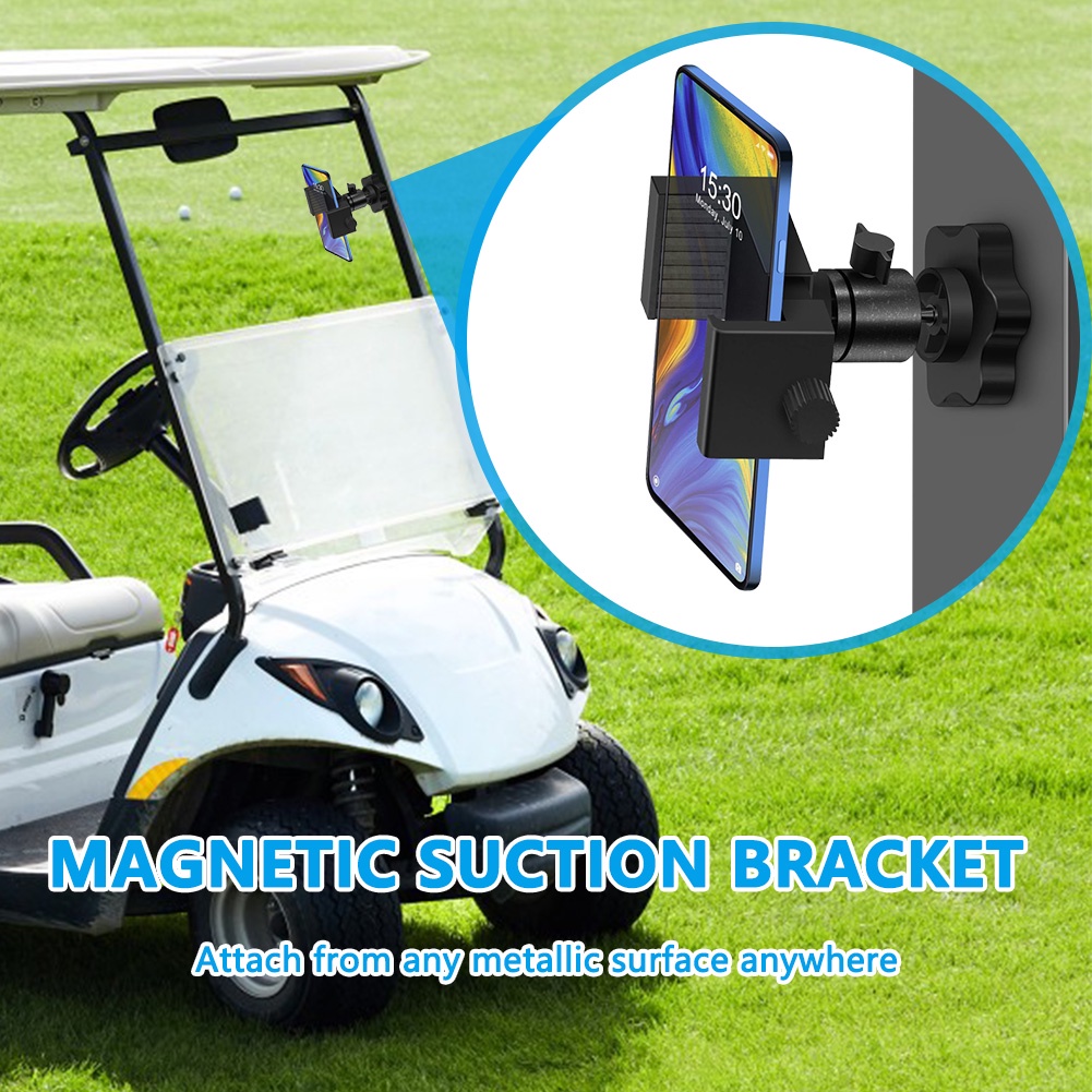 Base Phone Mount Holder Metal Surfaces Mount Cell Phone Clamp