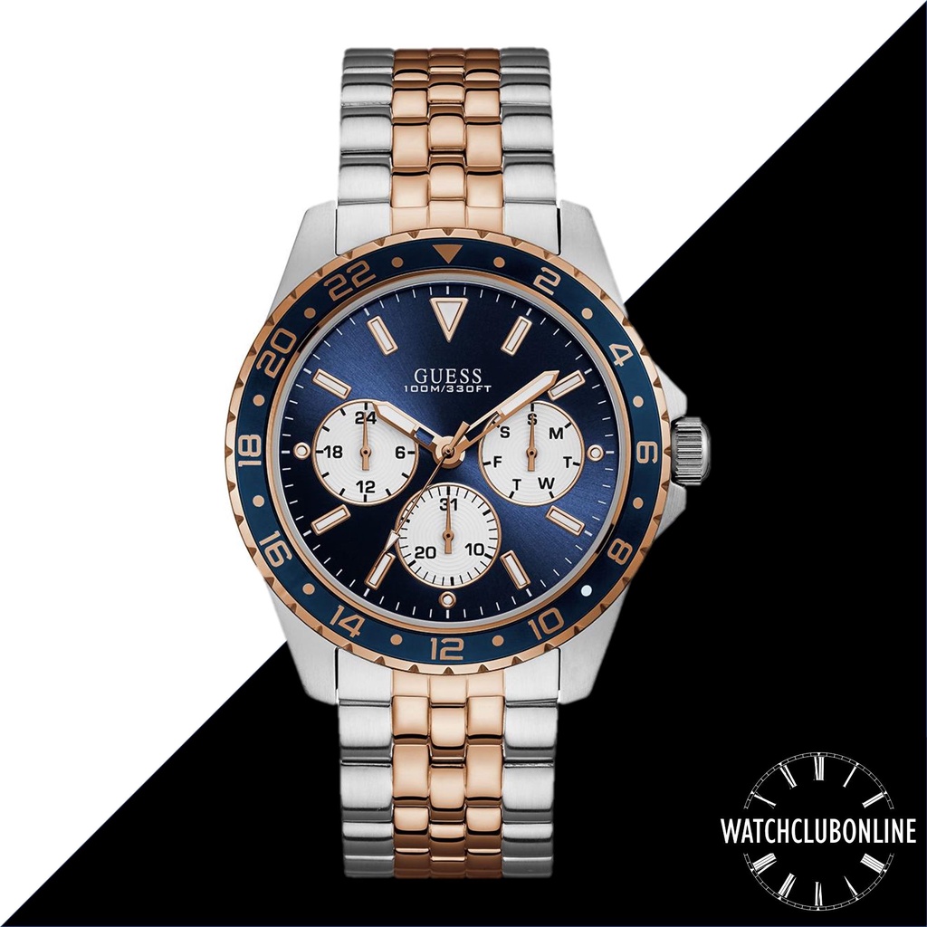 WatchClubOnline W1107G3 Guess Analog Quartz Men Casual Formal Watches Shopee Singapore