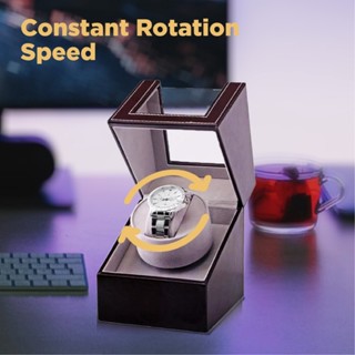 Automatic winding outlet watch box