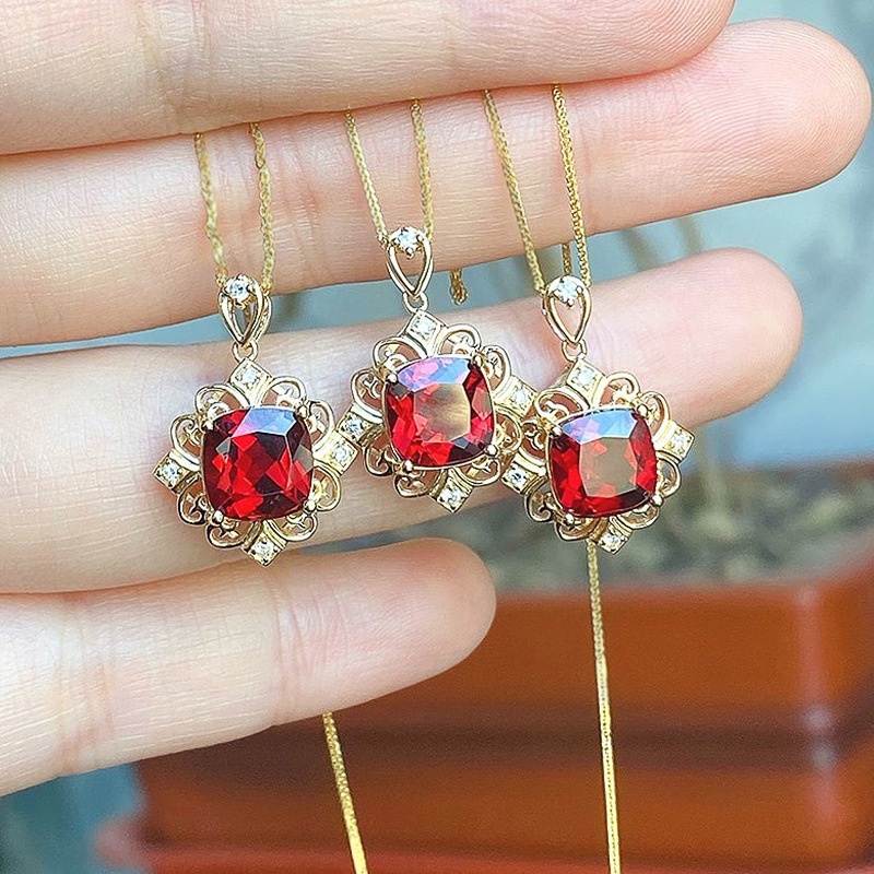 Red necklace on sale