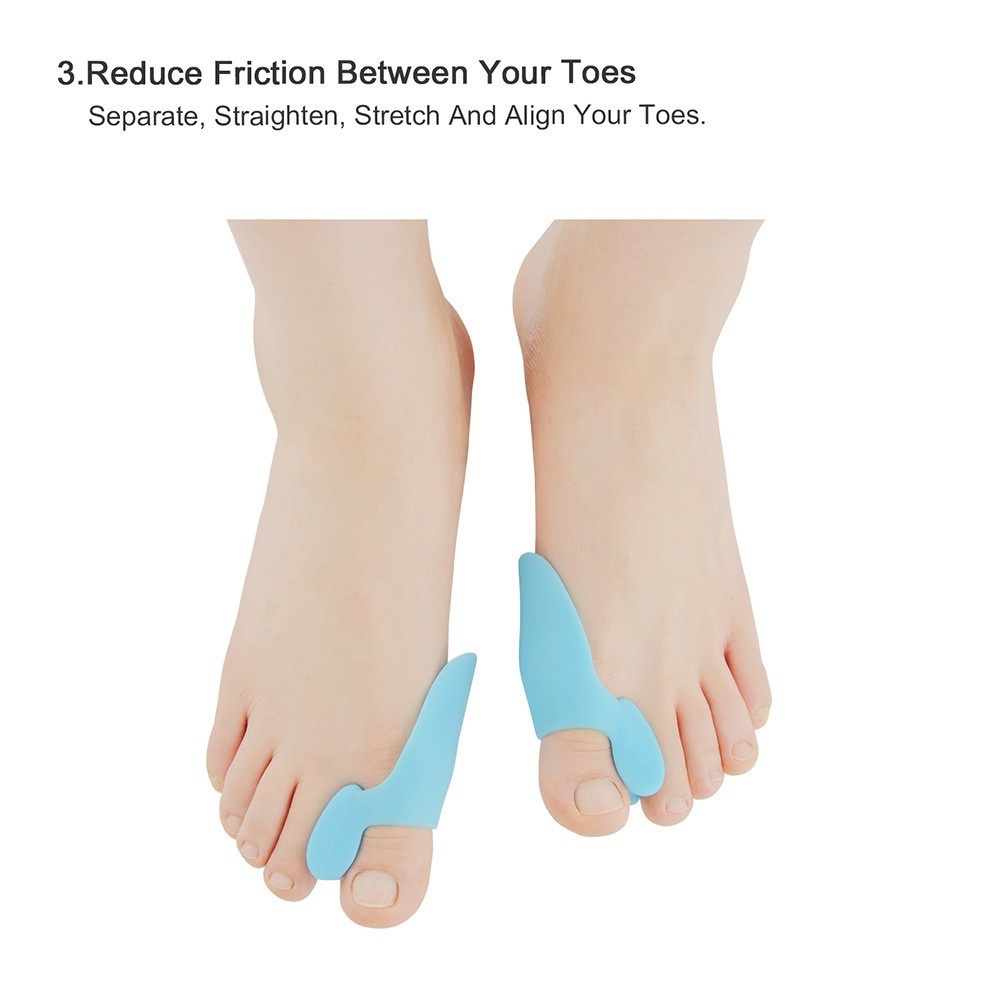 Sumifun 1 Pair Hallux Orthotic Big Toe Adjusting Hallux Valgus Toe ...