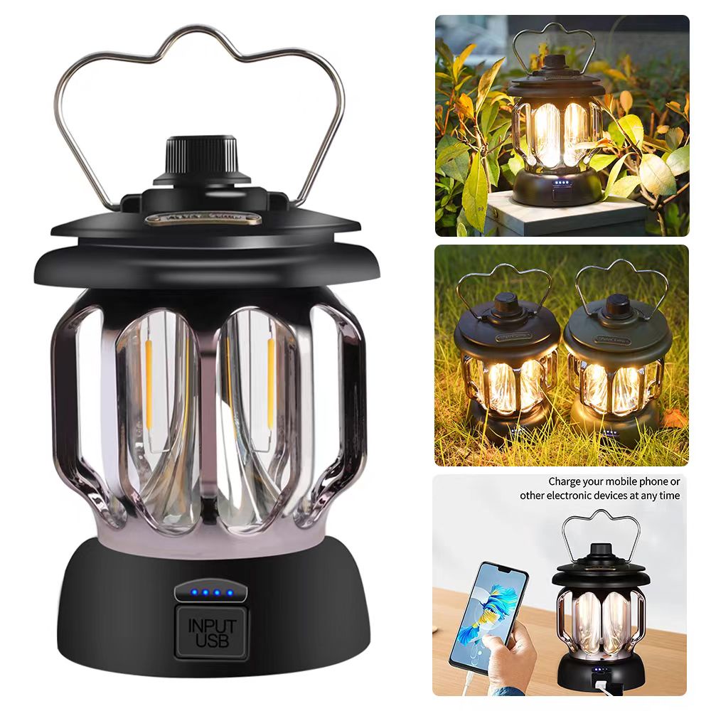 Camping Light Portable Hanging Light Outdoor Lantern 5000mAh ...